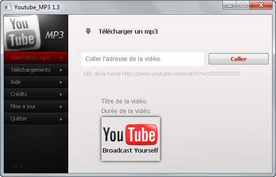 Capture d'écran de Youtube_MP3